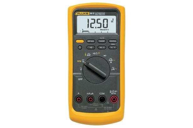 Fluke 88V Deluxe Otomotiv Multimetresi | Profesyonel Elektrik ve ECU Test Cihazı