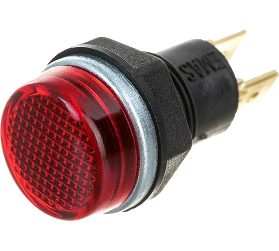 S Serisi Plastik 24 Volt Kırmızı 14 mm Sinyal