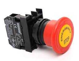 EMAS ACİL STOP MANTAR 40MM-EMERGENCY ETİKETLİ
