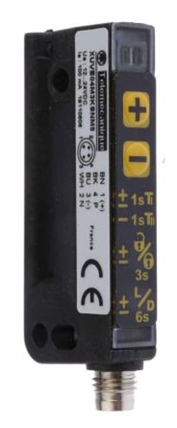 Mavi Işıklı Fotoelektrik Sensör (IO-Link, PNP, M8 Konnektör)
