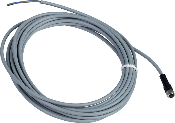 M8 Dişi Konnektörlü Kablo (Düz, 3 Pin, 5 Metre PVC)